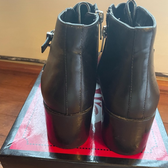Circus by Sam Edelman Booties w/ Calf Hair Sz. 10.5 - Picture 3 of 5